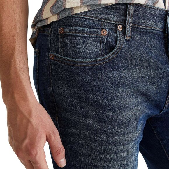 NWOT Men's Aeropostale ESSEX Straight Leg Jeans 36 34 Dark Blue New Without Tags - Picture 3 of 15